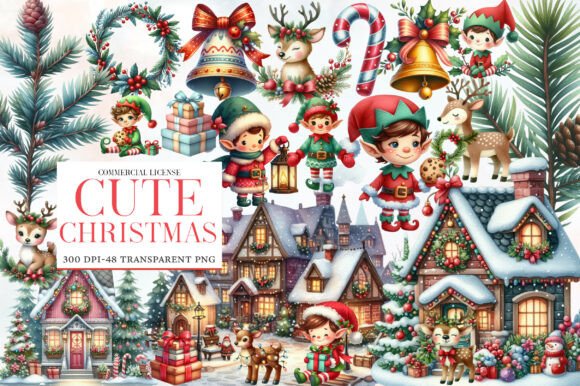Download Cute Christmas Clipart - Christmas clipart Collection