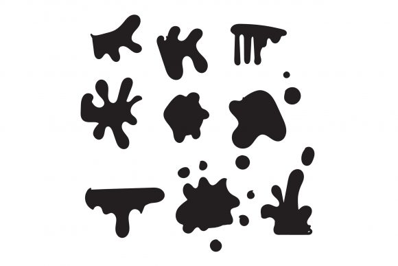 Download Doodle Paint Splatter and Blob Splash - Splatter Collection