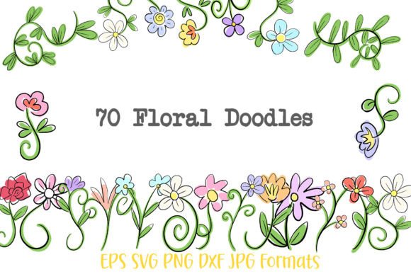 Download 70 Floral Line Art Illustrations Flowers - Flow Collection