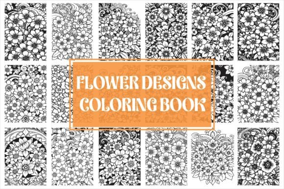 Download Beautiful Bold Flowers Coloring Page - Flow Collection