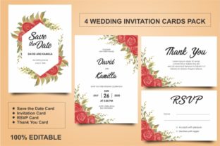 Download Flower Wedding Invitation Template - Flow Collection