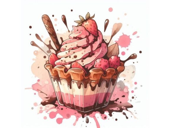 Download Inkblot-style Dessert, Abstract Splashes - Inkblot Collection