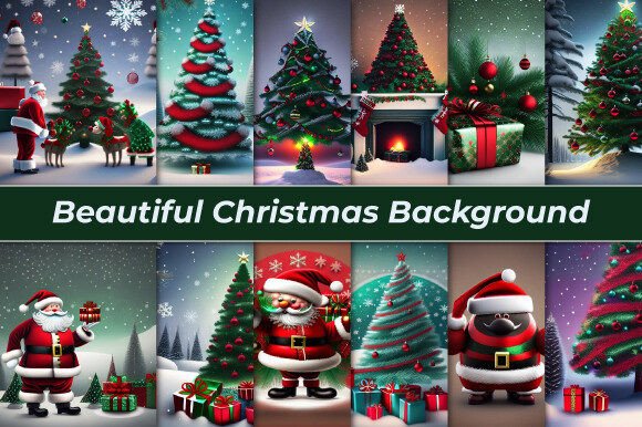 Download Beautiful Christmas Background - Christmas background Collection