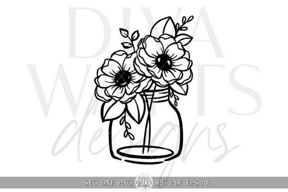 Download Flowers in Vase Illustration SVG - Flow Collection