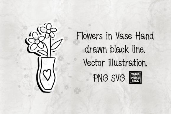 Download Flowers in Vase PNG SVG - Flow Collection