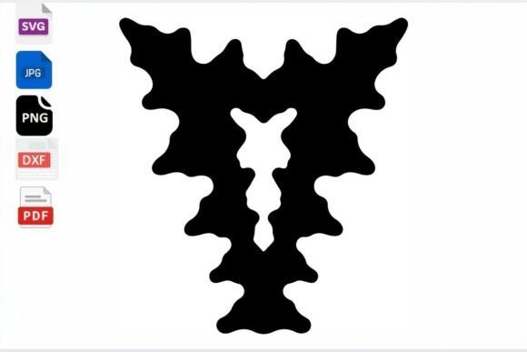 Download Abstract Rorschach Inkblot SVG Cut File - Inkblot Collection