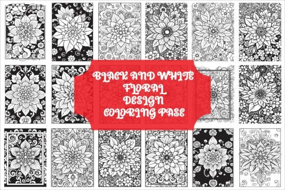 Download Beautiful Flowers Coloring Pattern Page - Flow Collection