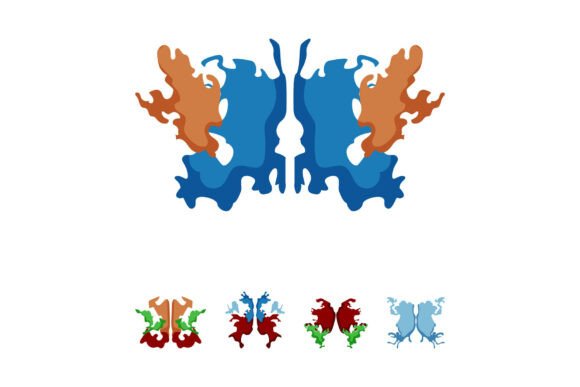 Download Psychological Inkblot Test Concept with - Inkblot Collection