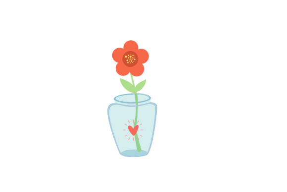 Download Spring Red Flowers in Vase Flat Icons - Flow Collection